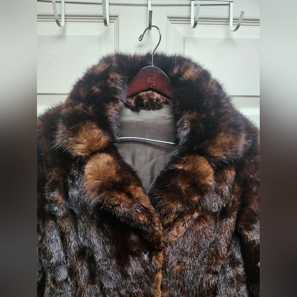 Mink fur long coat - Picture 3 of 16